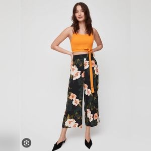 Aritzia Wilfred Faun Cropped Pants